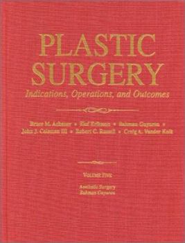 Hardcover Plastic Surgery: Indications, Operations, Outcomes, 5-Volume Set Book