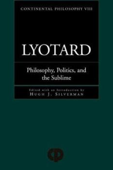 Paperback Lyotard: Philosophy, Politics and the Sublime Book