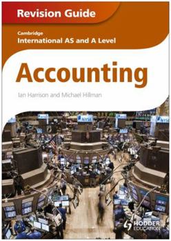 Paperback Cambridge International As and a Level Accounting: Revision Guide Book
