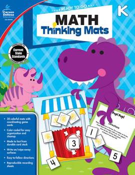 Paperback Math Thinking Mats, Grade K Book