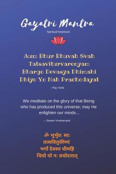 Gayatri Mantra Spiritual Notebook