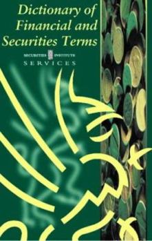 Paperback Dictionary of Financial and Securities Terms (Dictionary Series) Book