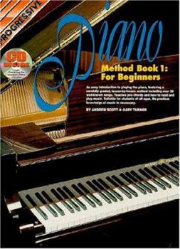 Paperback Piano Method Bk 1 Book/CD: For Beginners Book