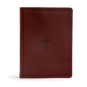 Imitation Leather KJV Study Bible, Brown Leathertouch, Indexed Book