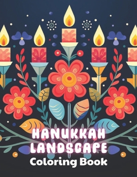 Paperback Hanukkah Landscape Coloring Book: High Quality and Unique Colouring Pages Book