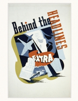 Behind the Headlines Extra: Scrapbook - Dot Grid Paper - Art Cover Design - Depicting events behind newspaper headlines - Los Angeles 1939