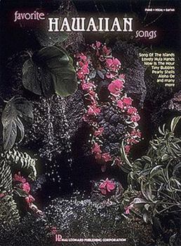 Paperback Favorite Hawaiian Songs Piano, Vocal and Guitar Chords Book
