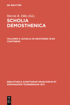 Hardcover Scholia in Orationes 19-60 Continens [Greek, Ancient (To 1453)] Book