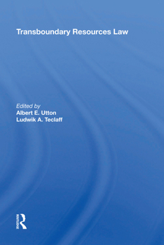 Hardcover Transboundary Resources Law Book