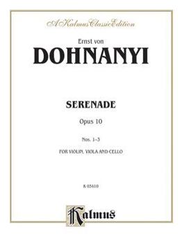 Paperback Serenade, Op. 10 (Kalmus Edition) Book