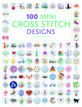 Paperback 100 Mini Cross Stitch Designs Book