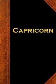 Paperback 2019 Weekly Planner Capricorn Zodiac Horoscope Vintage 134 Pages: (Notebook, Diary, Blank Book) Book