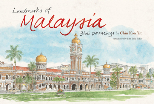 Hardcover Landmarks of Malaysia: 360 Paintings Book