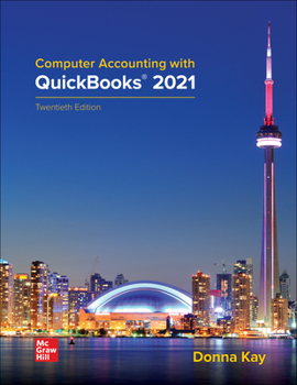 Spiral-bound Computer Accounting with QuickBooks 2021 Book