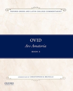 Paperback Ovid Ars Amatoria Bk3 Comm Oglcc P Book