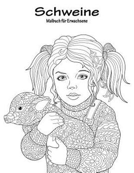 Paperback Schweinemalbuch für Erwachsene 1 [German] Book