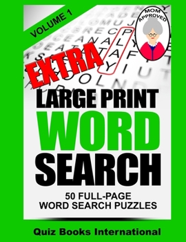 Paperback Extra Large Print Word Search Volume 1 [Large Print] Book
