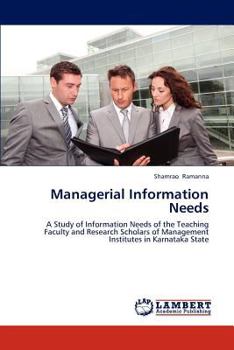 Paperback Managerial Information Needs Book