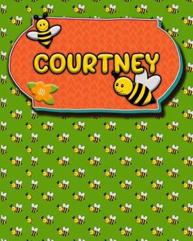 Paperback Handwriting Practice 120 Page Honey Bee Book Courtney: Primary Grades Handwriting Book K-2 Book
