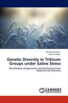 Paperback Genetic Diversity in Triticum Groups Under Saline Stress Book