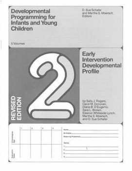 Paperback Developmental Programming for Infants and Young Children: Volume 2. Early Intervention Developmental Profile. Revised Book