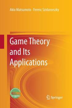 Paperback Game Theory and Its Applications Book