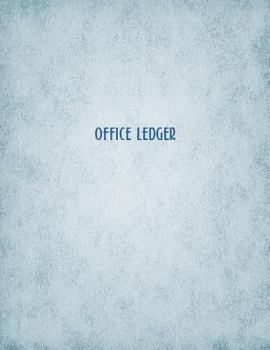 Paperback Office Ledger: 80 Pages, 4 Columns Book