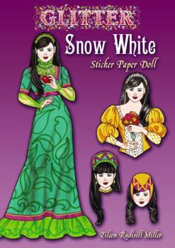 Paperback Glitter Snow White Sticker Paper Doll Book