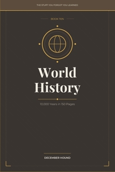 Paperback World History: 10,000 Years in 100 Pages (THE STUFF YOU FORGOT YOU LEARNED) Book