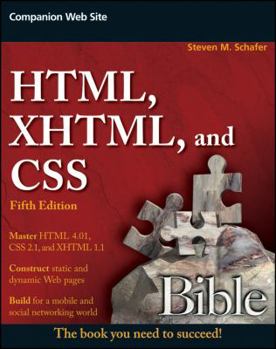 Paperback HTML, XHTML, and CSS Bible Book