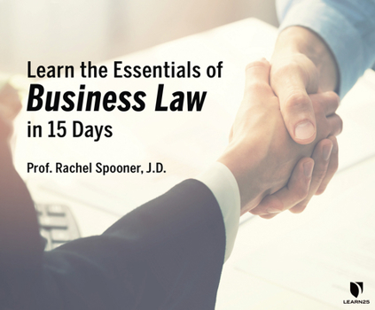 Audio CD Learn the Essentials of Business Law in 15 Days Book