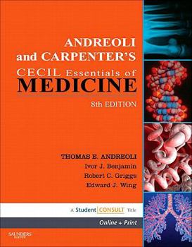 Paperback Andreoli and Carpenter's Cecil Essentials of Medicine [With Access Code] Book