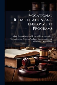 Paperback Vocational Rehabilitation And Employment Programs Book