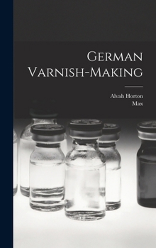 Hardcover German Varnish-making Book