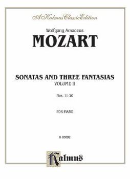 Paperback Sonatas and Three Fantasias, Vol 2: Nos. 11-20 (Kalmus Edition, Vol 2) Book