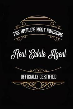 Paperback Journal: Real Estate Agent: 140 Page 6x9 Notebook Journal Diary Book