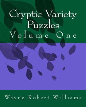 Paperback Cryptic Variety Puzzles Volume 1 Book