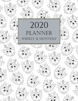 Paperback 2020 Planner Weekly and Monthly: 2020 Boo The Dog Calendar Book