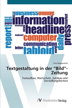 Paperback Textgestaltung in der "Bild"-Zeitung [German] Book