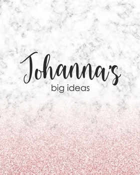 Johanna's Big Ideas: Personalized Notebook - 8x10 Lined Women's Journal