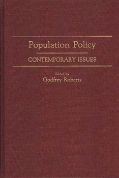 Hardcover Population Policy: Contemporary Issues Book