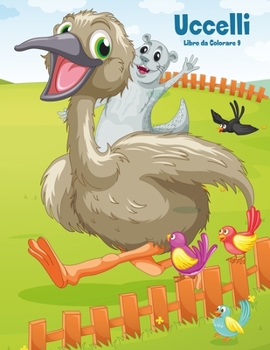 Paperback Uccelli Libro da Colorare 9 [Italian] Book