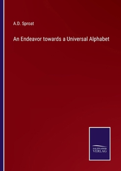 Paperback An Endeavor towards a Universal Alphabet Book