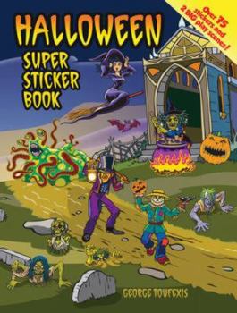 Paperback Halloween Super Sticker Book