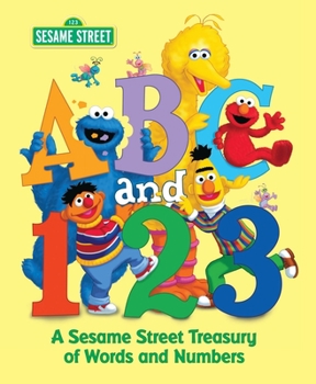 Hardcover ABC and 1,2,3: A Sesame Street Treasury of Words and Numbers (Sesame Street) Book
