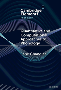 Hardcover Quantitative and Computational Approaches to Phonology Book