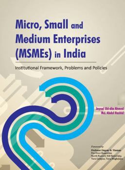 Hardcover Micro, Small and Medium Enterprises (Msmes) in India: Institutional Framework, Problems and Policies Book