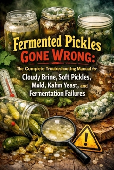 Paperback Fermented Pickles Gone Wrong: The Complete Troubleshooting Manual for Cloudy Brine, Soft Pickles, Mold, Kahm Yeast, and Fermentation Failures Book