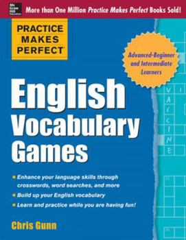 Paperback Practice Makes Perfect English Vocabulary Games Book