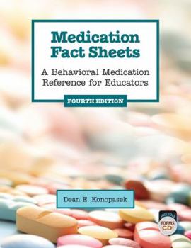 Spiral-bound Medication Fact Sheets: A Behavioral Medication Reference for Educators, 4th Edition Book